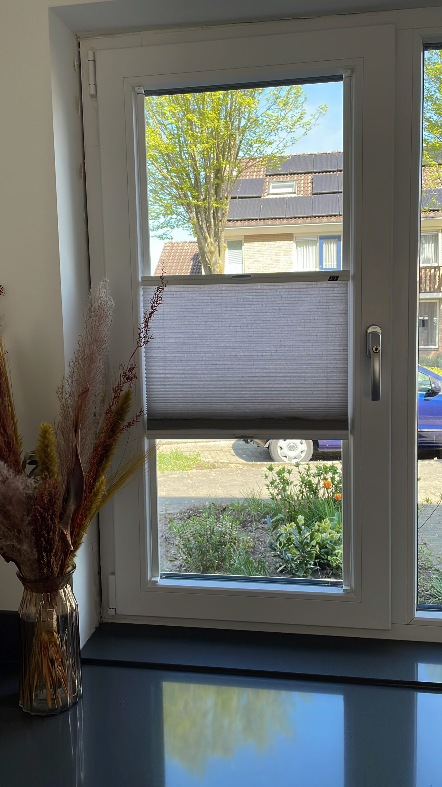 Duo plisse gordijnen